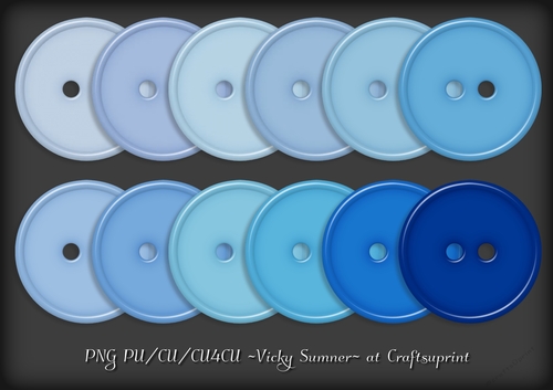 Blue Hues Button
