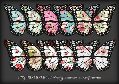 Shabby Butterfly 1