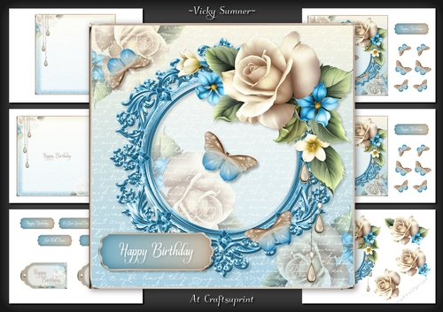 Rose and Butterfly Mini Kit