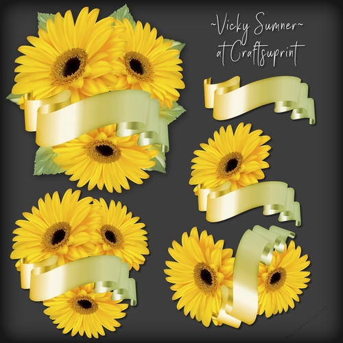 Gerbera and Banner Cluster 2