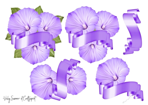 Purple Flower and Banner JPG 