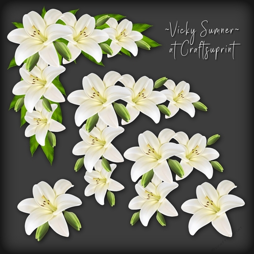 Lily Corner Vignette