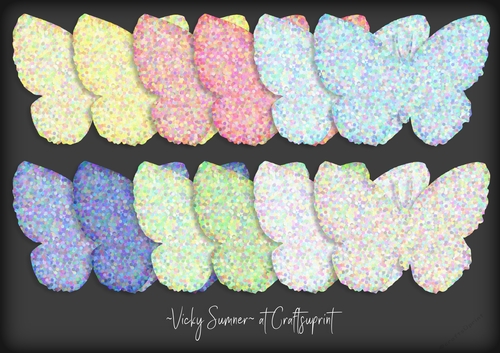 Macaroon Confetti Butterfly 2