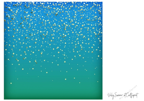Tropical Gold Falling Stars 1