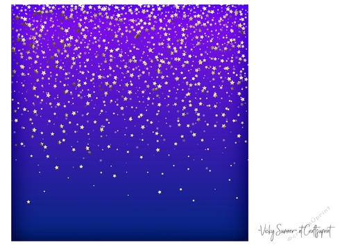 Tropical Gold Falling Stars 4