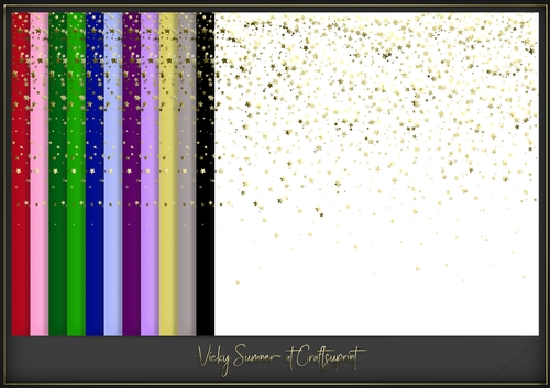 Christmas 2 Gold Falling Stars Background