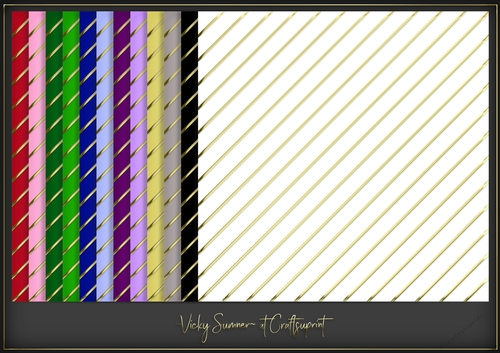 Christmas 2 Gold Stripe Background