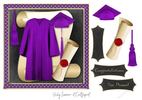 Graduation Cap and Gown 3