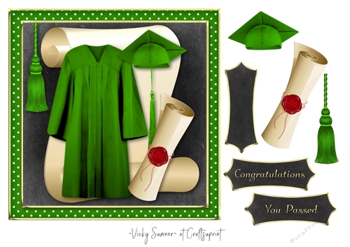 Graduation Cap and Gown 6