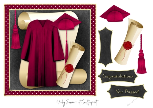 Graduation Cap and Gown 8