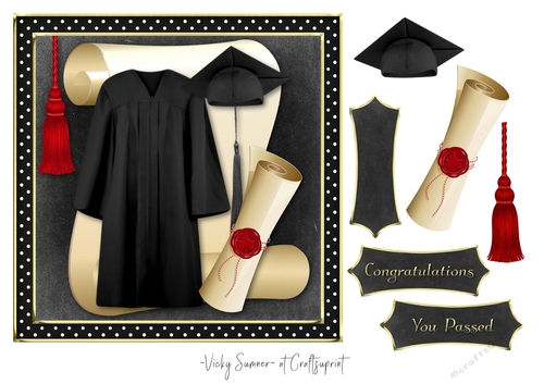 Graduation Cap and Gown 11
