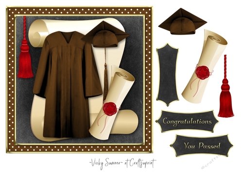 Graduation Cap and Gown 12