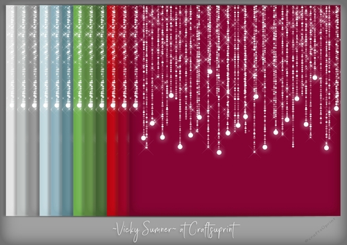 Christmas 3 Sparkly Party Lights Background
