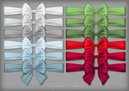Christmas 3 Ribbon Bow Wrap