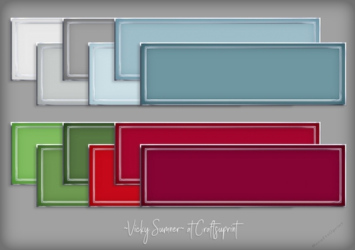 Christmas 3 Simply Silver Sentiment Tag