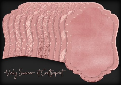 Rose Gold Foil Double Mat 1
