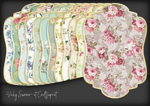 Shabby 2 Shaped Mat 1