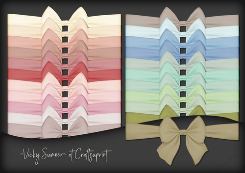 Shabby 2 Colour Match Bow Wrap