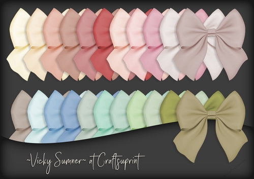 Shabby 2 Colour Match Bow 
