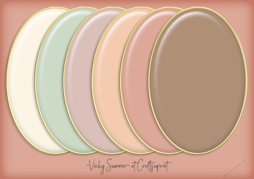Desert Gold Edged Oval Mat