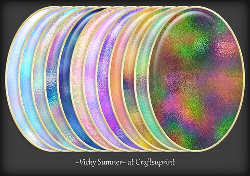 Fantasy Oval Mat