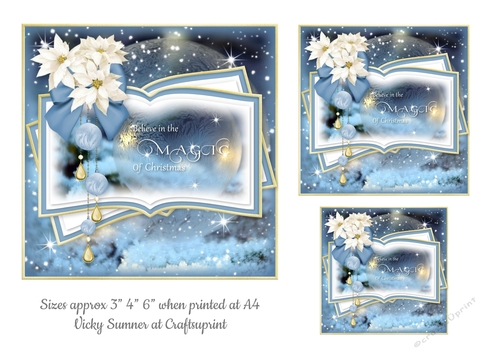 Believe in the MAGIC of Christmas Toppers