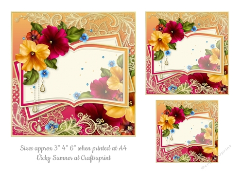 Opulent Petunias Toppers