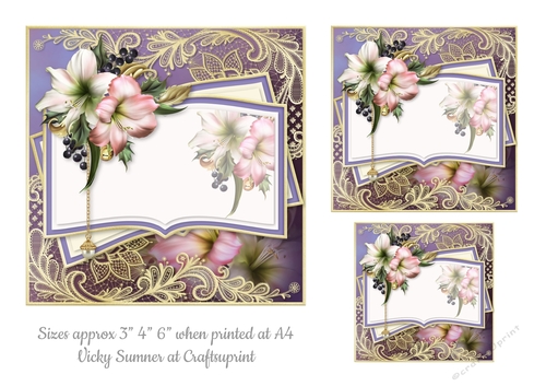 Opulent Festive Amaryllis Toppers