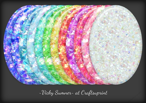 Mermaid Sparkle Oval Mat