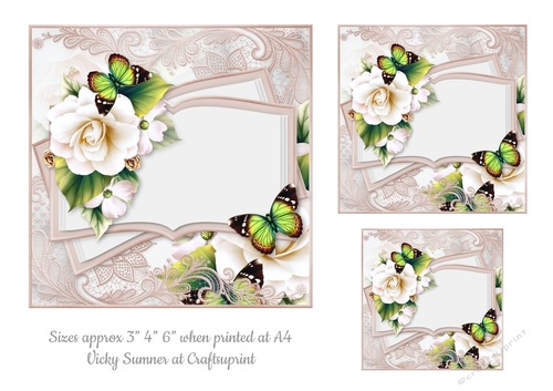 Opulent Green Butterfly Toppers
