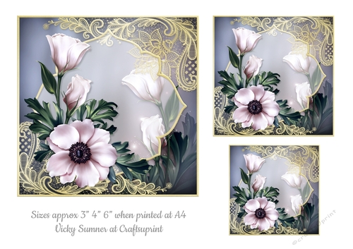 Opulent Anemone Poppy Toppers