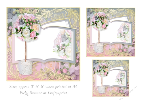 Opulent Garden Wedding Flowers Toppers 3