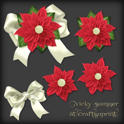 Christmas Floral Decoupage 3