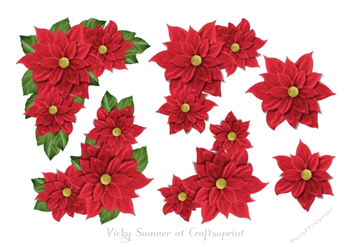 Christmas Floral Step by Step 2