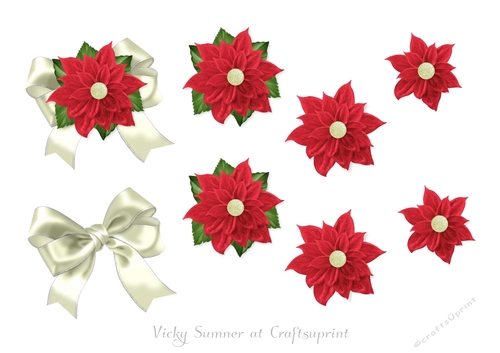 Christmas Floral Step by Step 3