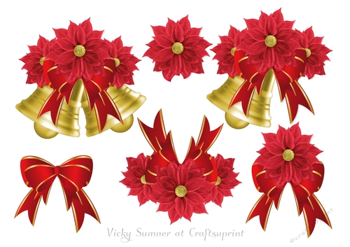 Christmas Floral Step by Step 5