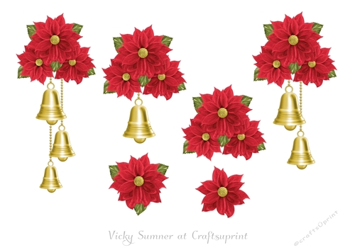 Christmas Floral Step by Step 6