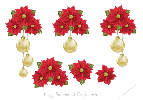 Christmas Floral Step by Step 7