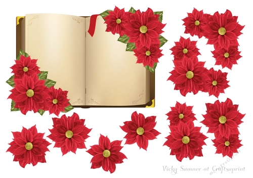 Christmas Floral Step by Step 9