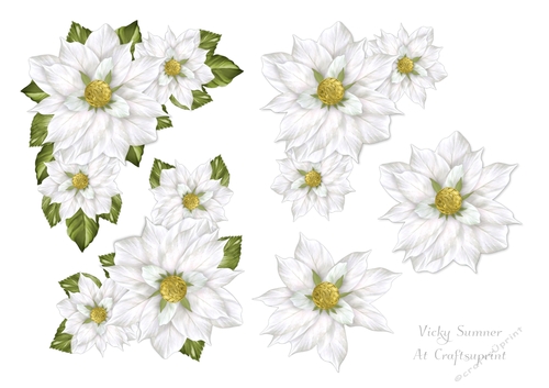 Christmas Floral Step by Step 12