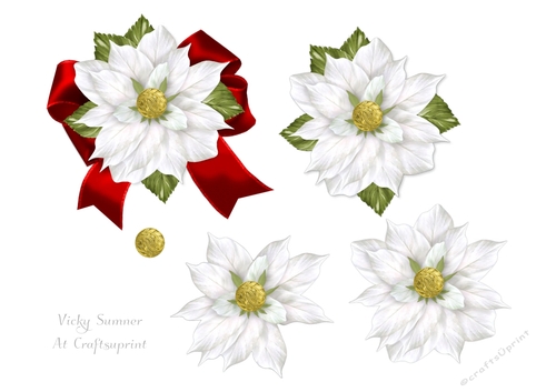 Christmas Floral Step by Step 13