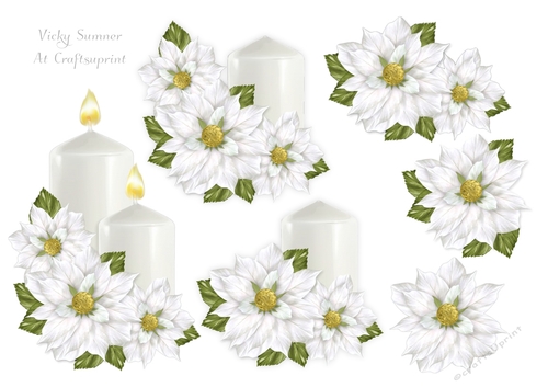 Christmas Floral Step by Step 14