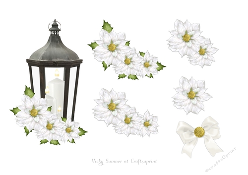 Christmas Floral Step by Step 20