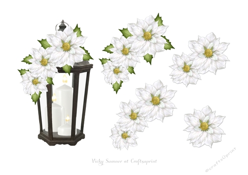 Christmas Floral Step by Step 21