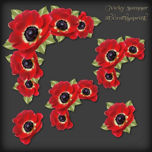 Poppy Corner Vignette