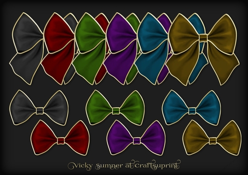 Rich Gold Edged Bow