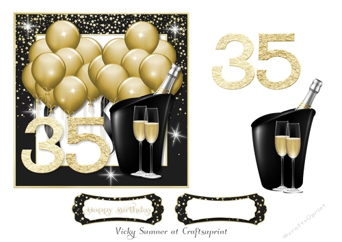 Gold Balloons 35