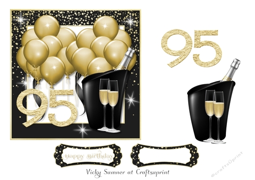 Gold Balloons 95