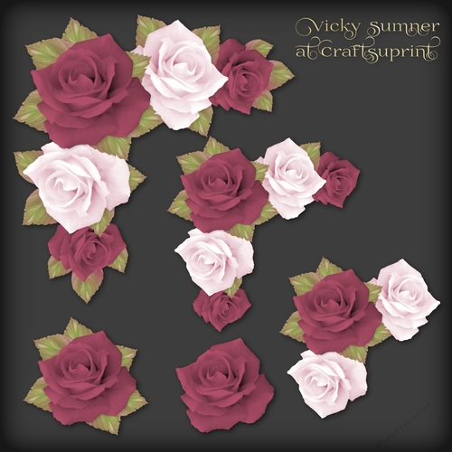 Autumn Rose Corner Vignette