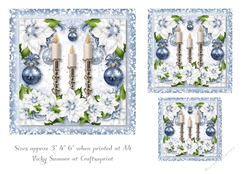 Icy Christmas Toppers